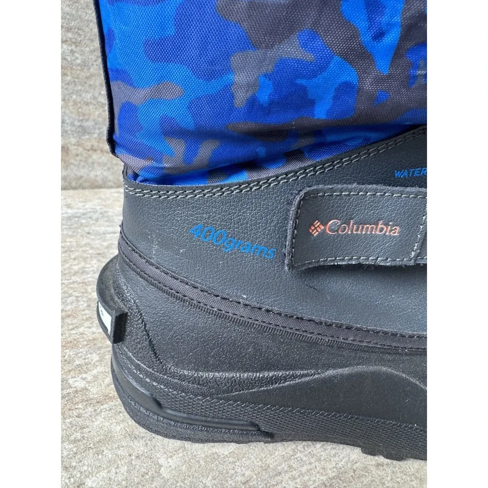 Columbia Youth Blue Rain/Snow Boots Blue Size 4 (UK Sz‎ 3)